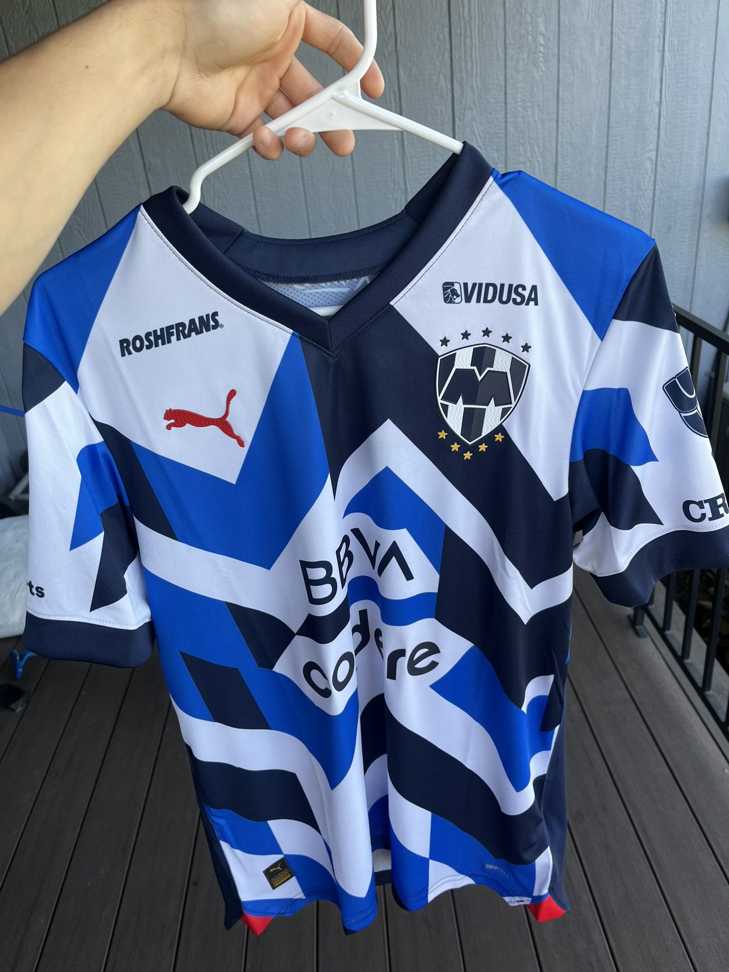Men’s CF Monterrey Puma 2023-2024 Authentic Jersey Size M