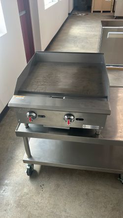 New 24” Griddle, 2 Burners 60,000 BTUs