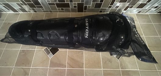 Easton Natural Leg Guards Air Vent Adult 16 inch black