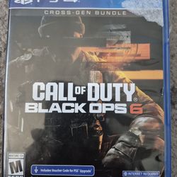 Call of Duty Black Ops 6 PS4 – Used Like New with PS5 Upgrade