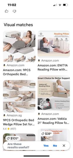 New reading pillow