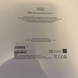 ipad 9th generation 64gb