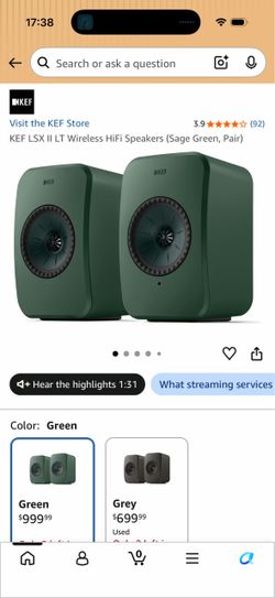KEF LSX II lt