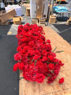 4 ft 3D rose runner