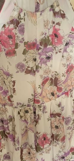 Torrid Floral Dress White Size 1
