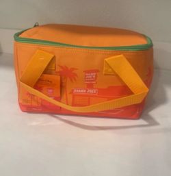 Trader Joe’s mini orange insulated  cooler bag
