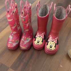 Toddler girl rain boots 