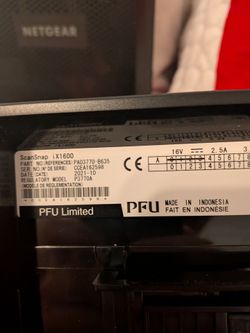 Fujitsu ScanSnap iX1600 Document Scanner