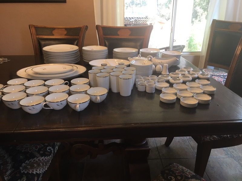 Vintage China Fukagawa Japanese Rare Dinner Set Pattern 706 133 pieces