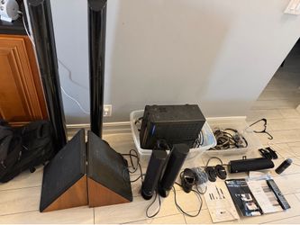 Older entertainment surround sound system