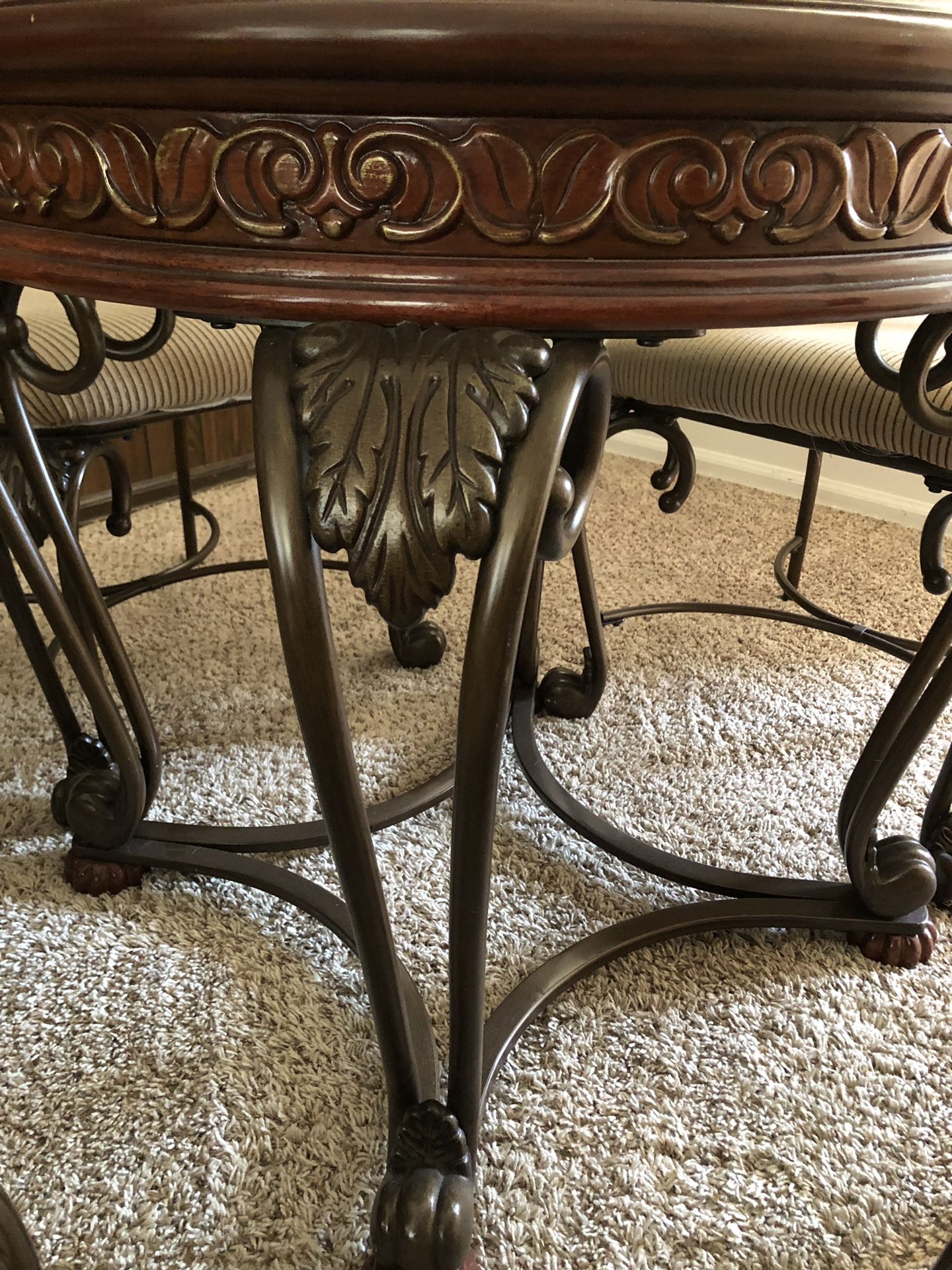 Glass Kitchen Table and Chairs