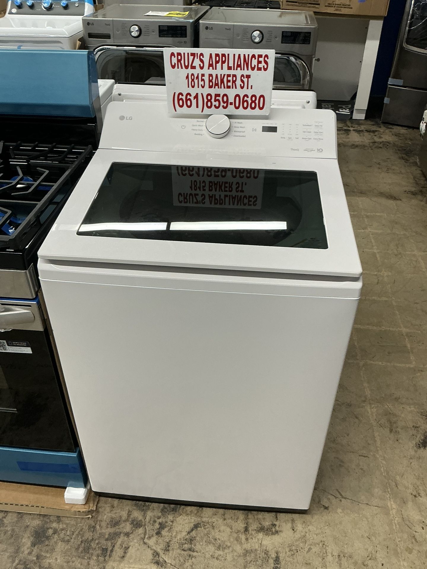 Cruz S Appliances Sales Brand New LG Washer