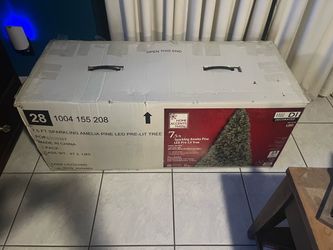 7.5ft Sparkling Amelia Pine LED Pre Lit Christmas Tree