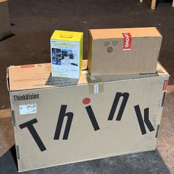 Thinkvision monitor Quad HD (QHD) Thunderbolt dock Power station Baseus