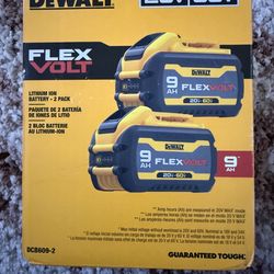 2 9 ah lithium ion flex volt dewalt batteries