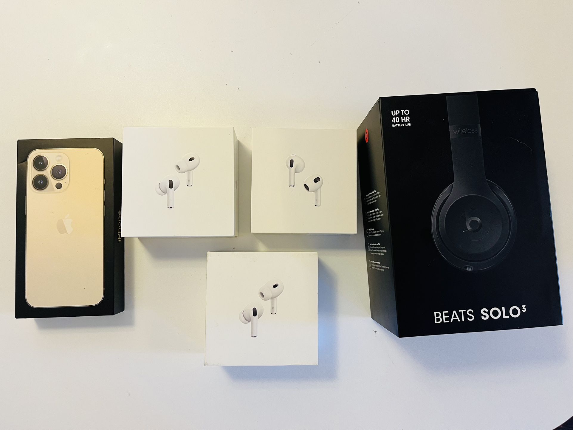Lot Of Boxes for iPhone, AirPod, Beats