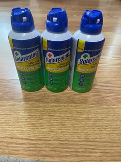 3 Solarcaine After Sun Pain Relief