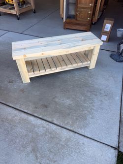 Indoor Entry Bench plus a Bonus Riser