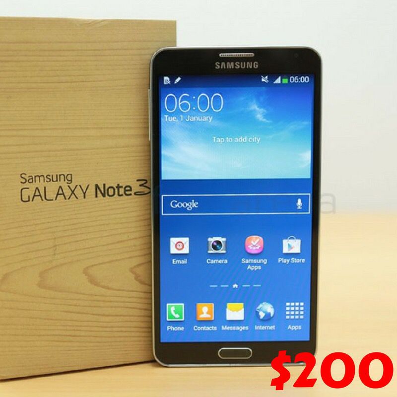 Samsung Galaxy Note 3 - Factory Unlocked - Comes w/ Box + Accessories