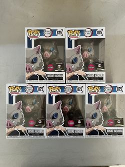 Inosuke Hashibira Flocked Funko Pop 875 Chalice Demon Slayer