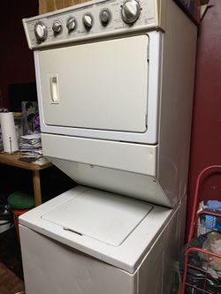Whirlpool Stacked Washer Dryer Gas Operated
