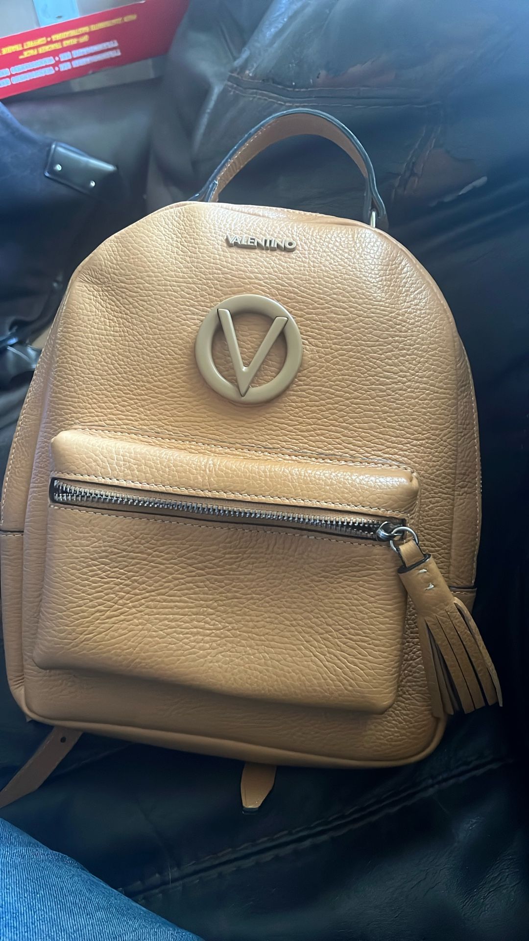 Valentino Leather Backpack