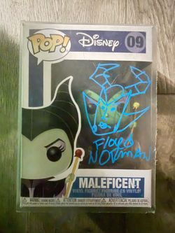 Floyd Norman signed Maleficent Funko Pop