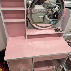 Pink Girls Vanity 