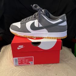 Nike Dunk Low Smoke Grey Gum 3m Swoosh
