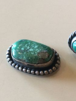 Scrap Native American silver and turquoise jewelry