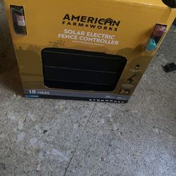 American Farm Electric Solar Fence 