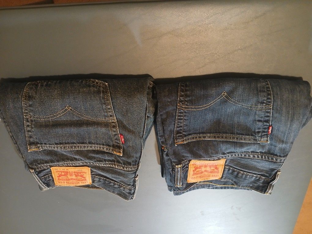 Men's Levi 505 36×29 Jeans
