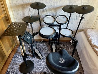 PRO ROLAND TD-17KVX2 V-Drums Kit - ULTIMATE SILENT RECORDING Bundle!