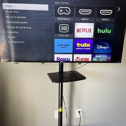 55 Inch Tv W/ Tv Stand 