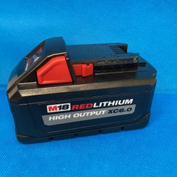 Milwaukee 48-11-1865 M18 18V XC 6.0Ah High Output Battery REDLITHIUM