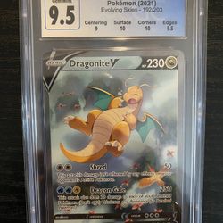 Pokemon CGC Graded 9.5 Alt Art Dragonite