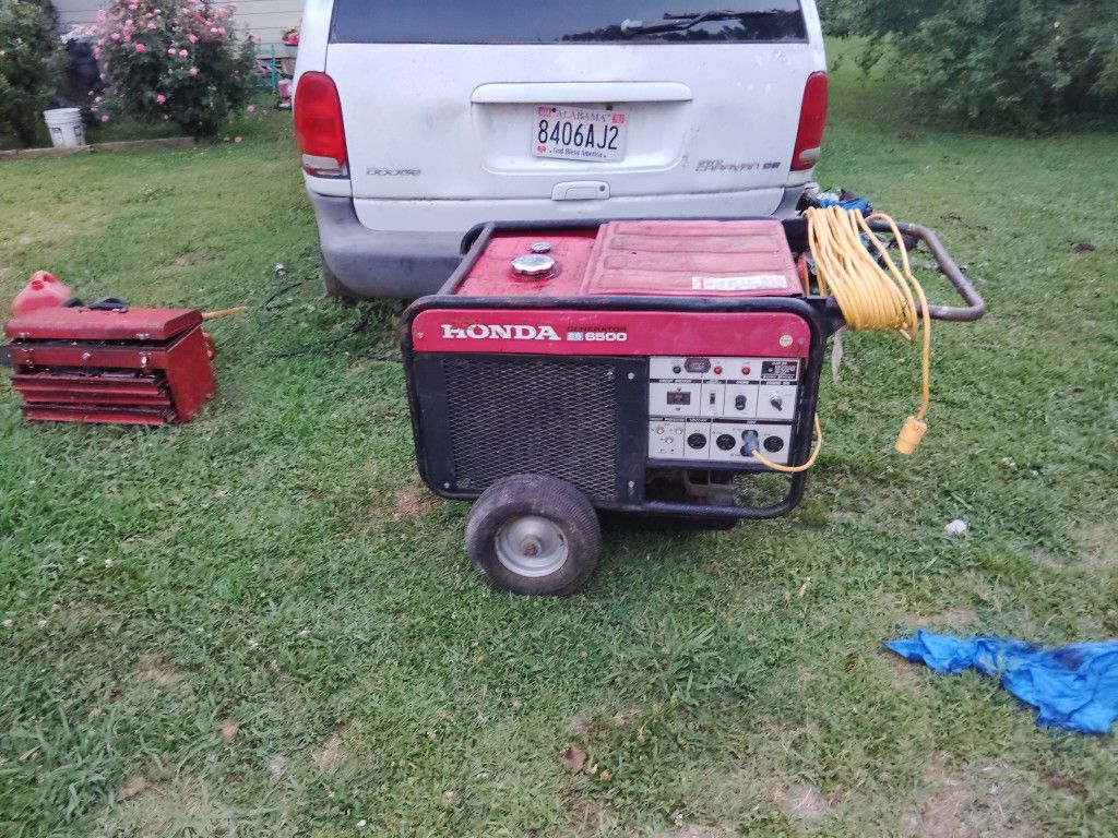 A Liquid Code Honda 6500 Generator That's 2-center Motor