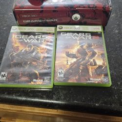 Gears Of War xbox 360 Console With 2 Games
