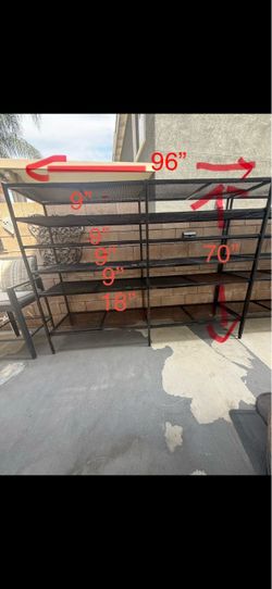 Rack- shelf industrial metal 3 pcs