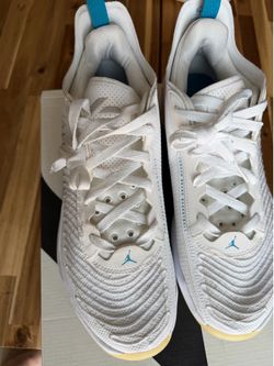Jordan Luka 1 White/Neo Turquoise Mens size 11