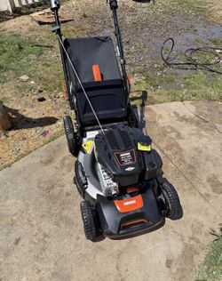 ECHO 21 in. 190 cc Briggs and Stratton Gas 3-in-1 Dual Blade RWD Self-Propelled Lawn Mower with Sing