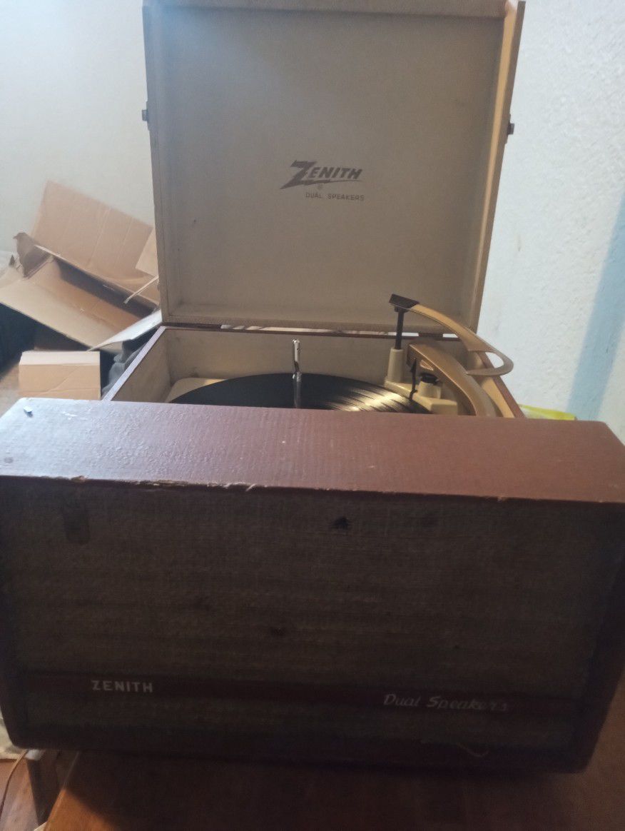 Vintage Zenith Dual speaker Recorded Player