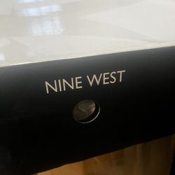 Nine West FIVERA Dark Brown Leather Boots - Size 10.5 M Never Worn