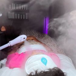 Facial Steamer Professional,2-in-1 Facial Steamer with 5X Magnifying Lamp,Ozone Facial Steamer for Facial deep Cleaning,Esthetician Facial Steamer for