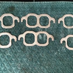 Exhaust Manifold Gaskets Chevy Small Block 283-327-350 Etc. 
