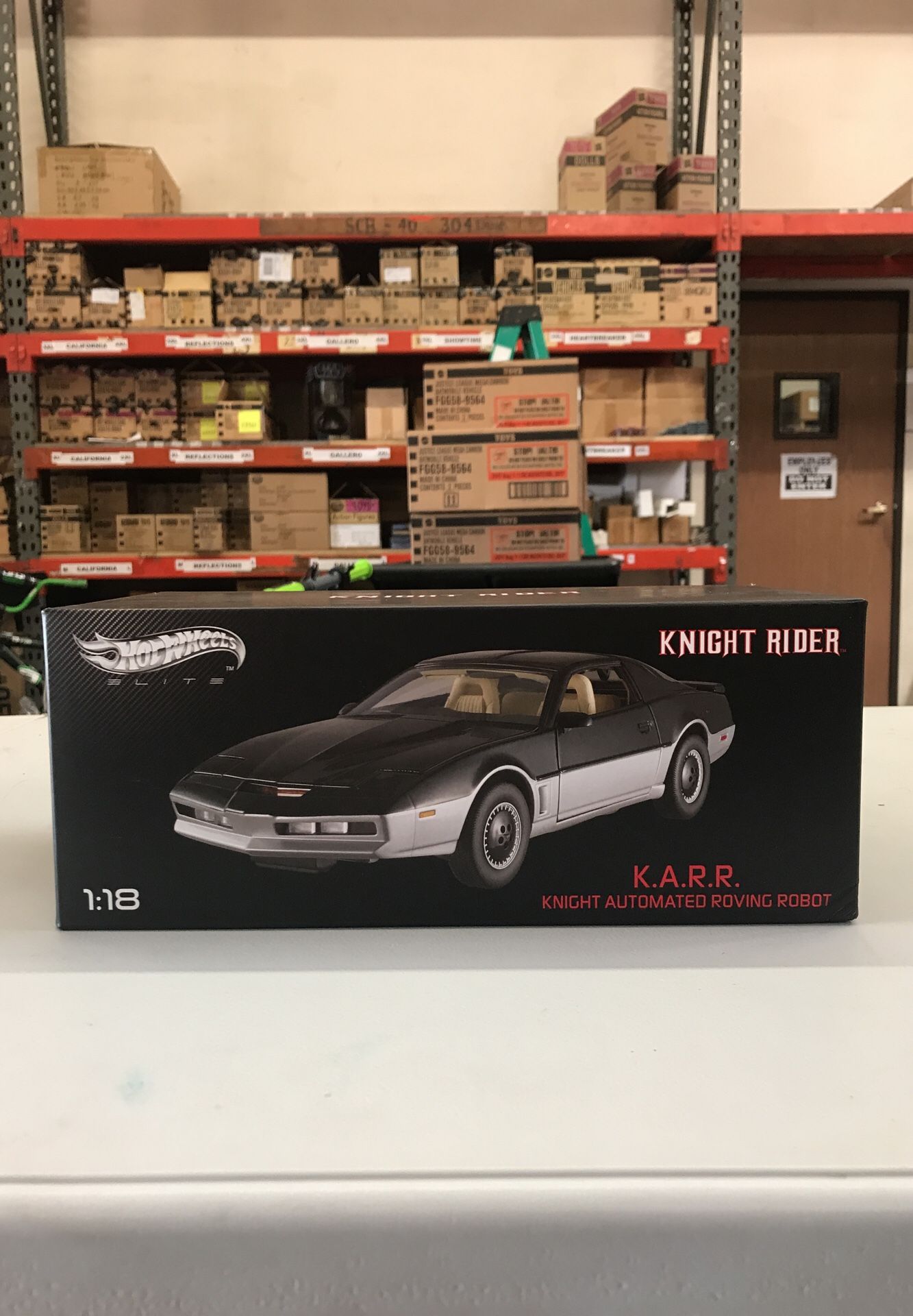 Hot Wheels Elite 1:18 scale Knight Rider KARR