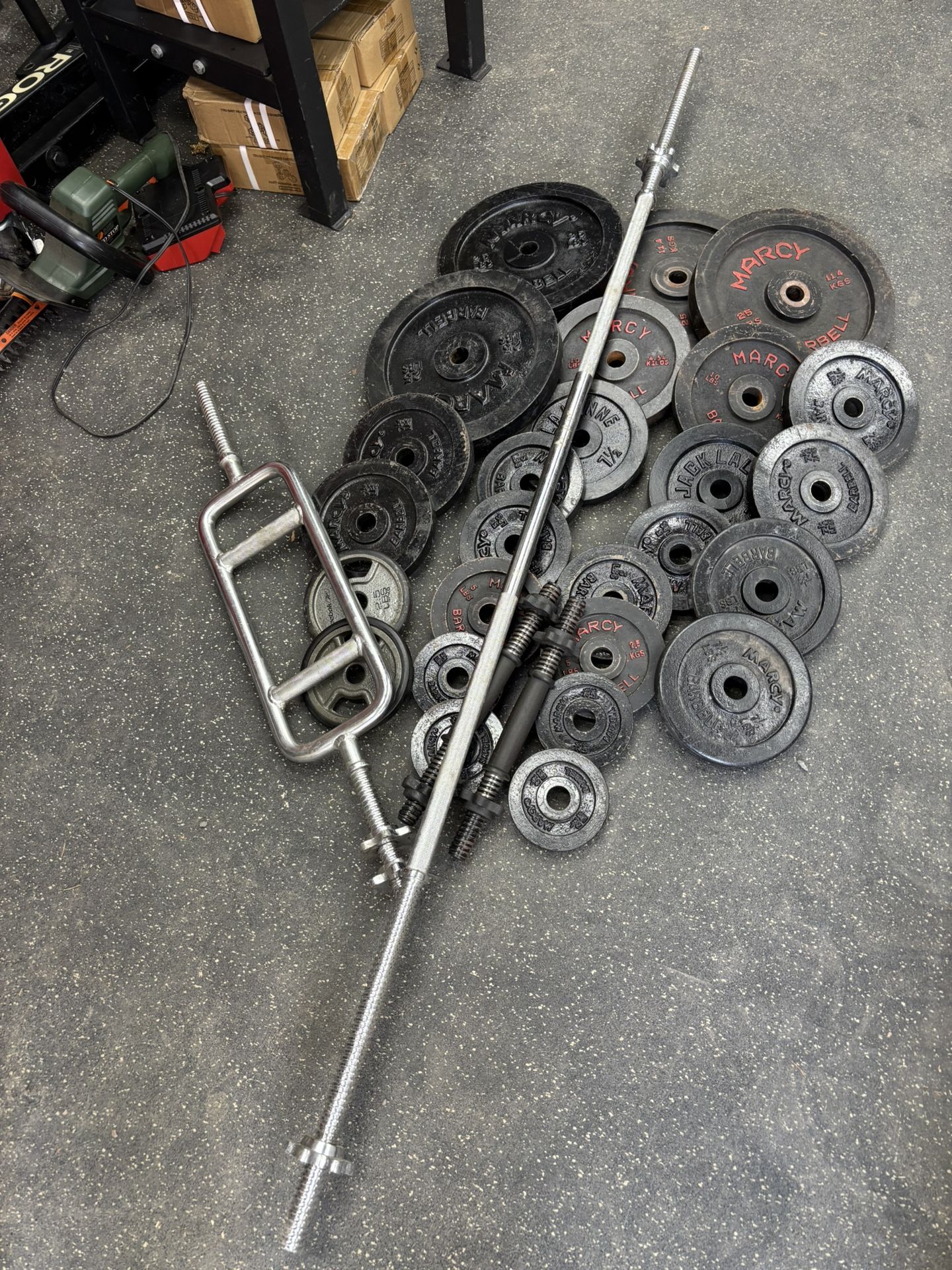 Weights Dumbbell Bars And Barbell