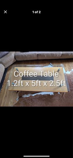 Beautiful glass coffee table available