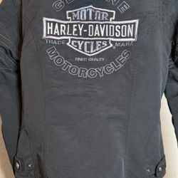 Harley-Davidson Women’s Blue/Grey Hooded Jacket