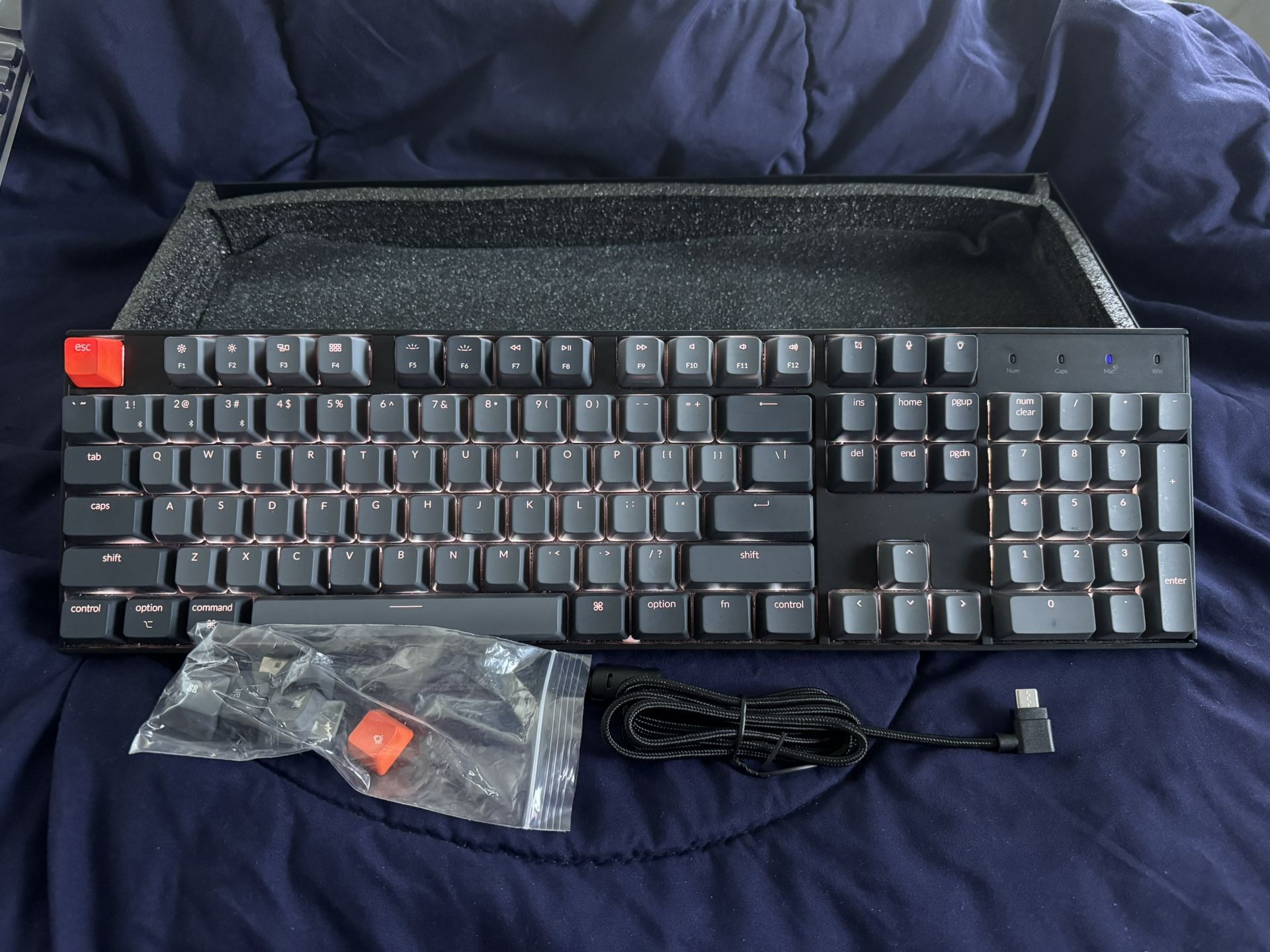 Keychron K10 Wireless Bluetooth Mechanical RGB Gaming Keyboard